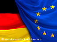 Deutschland- und Europe-Flagge