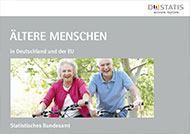 Cover der Broschüre "Ältere Menschen in Deutschland und der EU" vom Statistischen Bundesamt