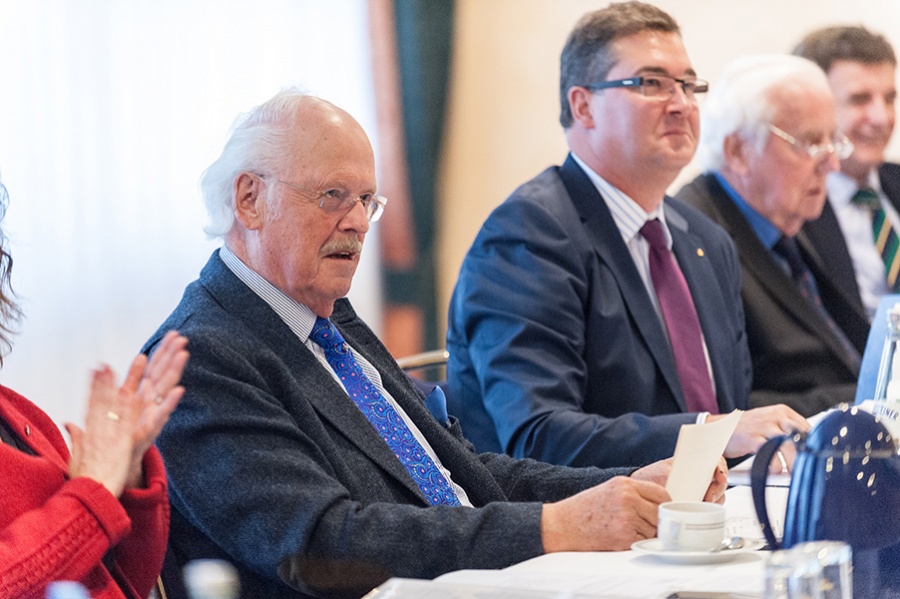 Bundesvorstandssitzung - Prof. Dr. Otto Wulff und Jan Peter Luther (v.l.n.r.)