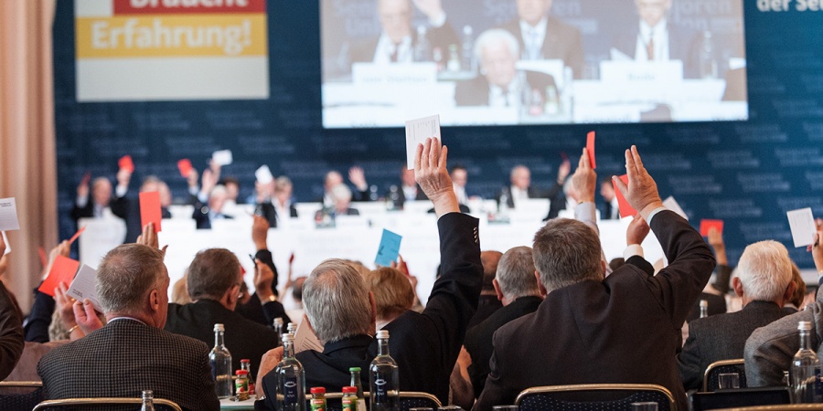 Delegierte der 16. Bundesdelegiertenversammlung
