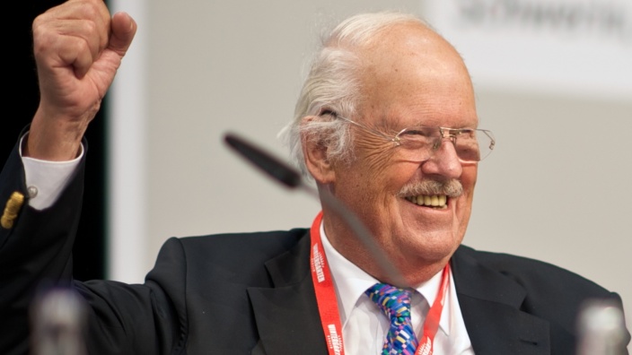 Prof. Dr. Otto Wulff, Vorsitzender der Senioren-Union der CDU