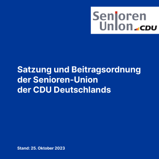 Satzung und Beitragsordnung