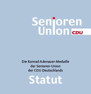 Statut Konrad-Adenauer-Medaille