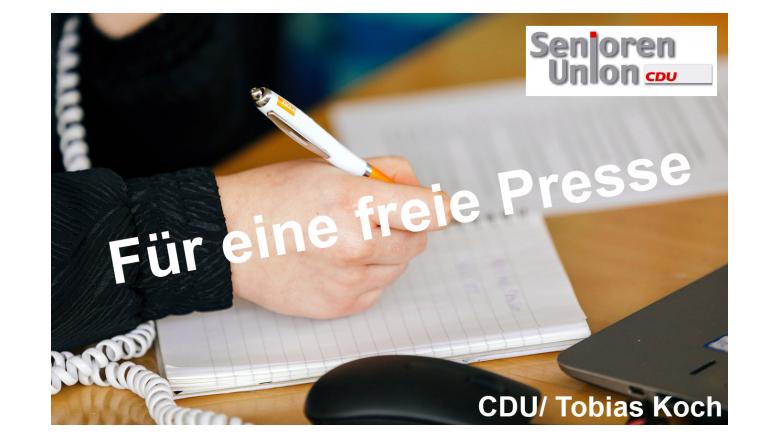 Eine freie Presse ist für die Demokratie unverzichtbar