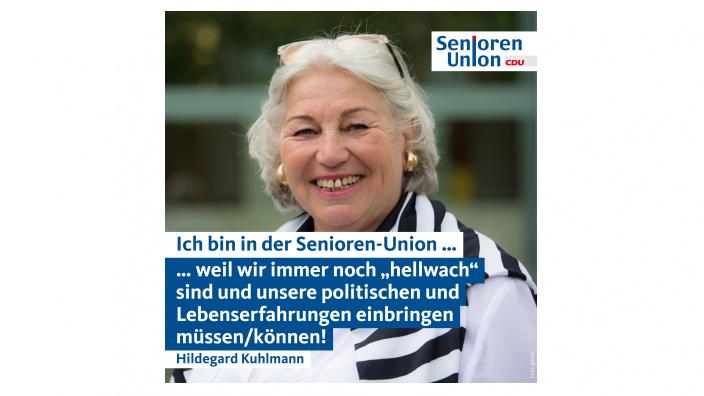 Ich bin bei der Senioren-Union…